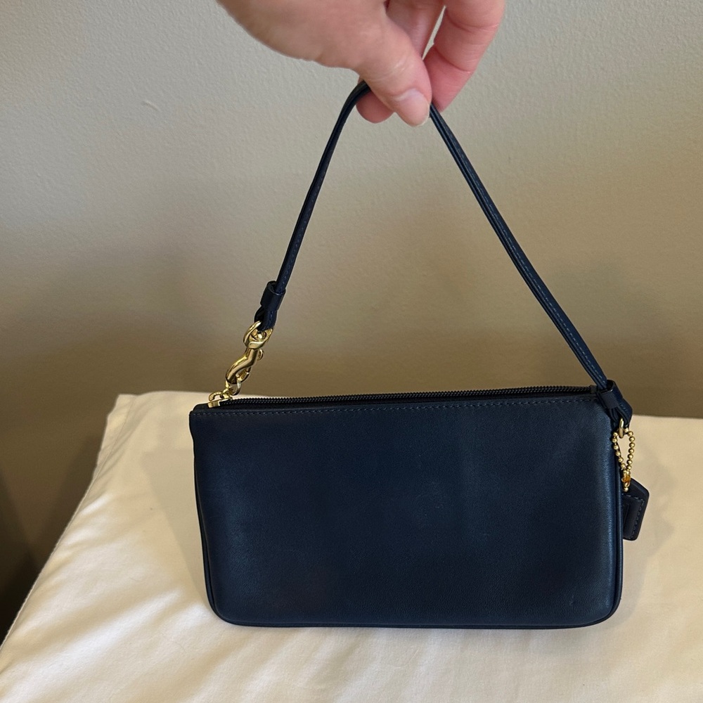 Navy Coach Legacy Turn Lock Wristlet - Picture 4 of 6